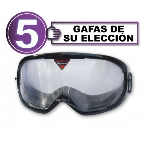 Pack de 5 gafas de simulación