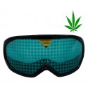 Gafas de simulación del Cannabis nivel fuerte