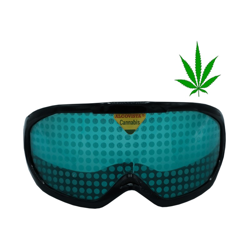 Brillen Simulation Cannabis haschich, realistischen Effekt