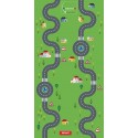 Parcours Drogue ou Alcool pour 2 personnes 1,50 x 3,50 m - Anti-feu - personnalisable gratuitement