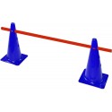 Barrière (2 cônes 24 cm + jalon 100 cm) pour exercices