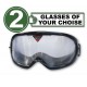 Pack with 2 alcohol simulation goggles