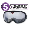 Pack of 5 impairment Goggles - any 5 goggles of choise