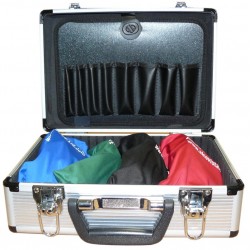 Case with 4 alcohol simulation goggles