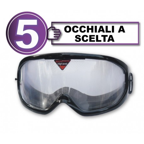 Pack de 5 gafas de simulación