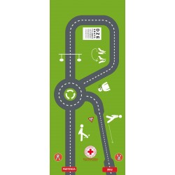 Recorrido "test de Romberg" 3,50 x 2,00 m